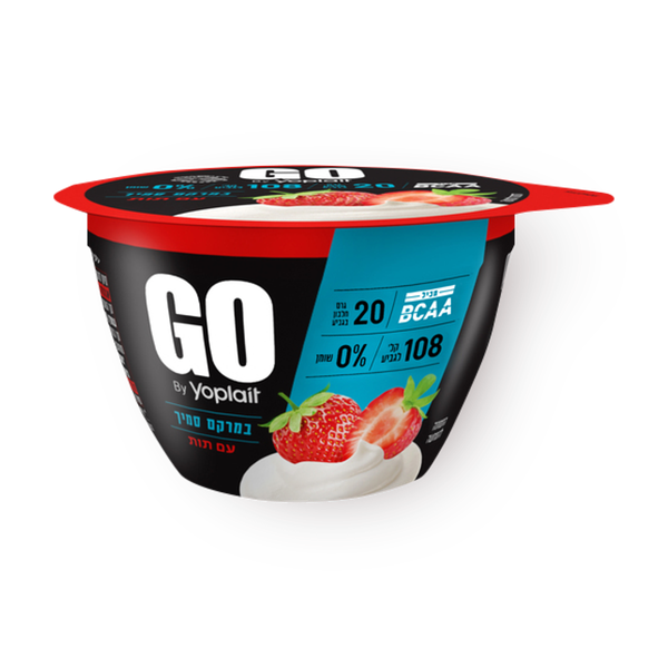 GO thick yogurt strawberry 0% fat