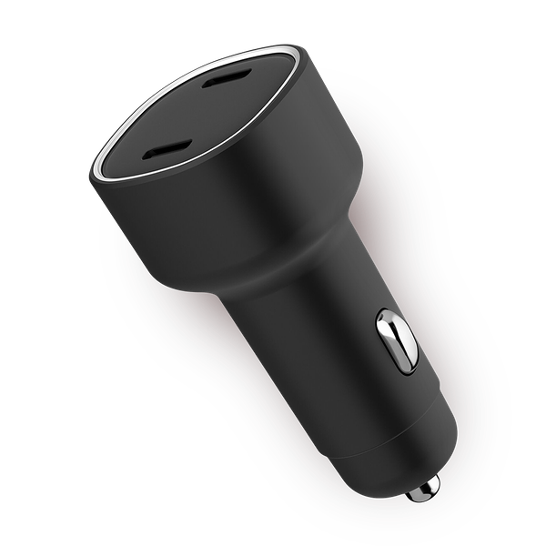 Автомобильное зарядное устройство Commo Knob 2xUSB Type-C