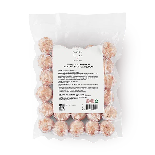 Фрикадельки из курицы Family Plate By Kid’s Plate замороженные