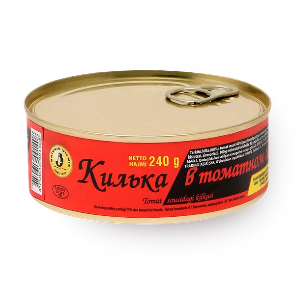 Килька Brivais в томатном соусе