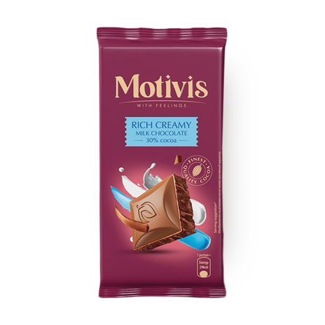 Шоколад молочный Motivis