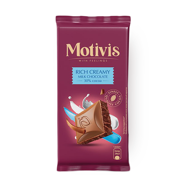 Шоколад молочный Motivis