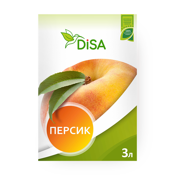 Нектар яблочно-персиковый Disa с мякотью