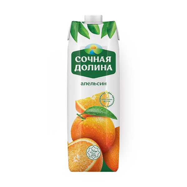 Сок Апельсиновый «Сочная долина»
