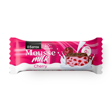 Батончик протеиновый «Ё|Батон» Mousse вишня