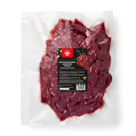 Нарезка для бефстроганов Tengri Meat замороженная