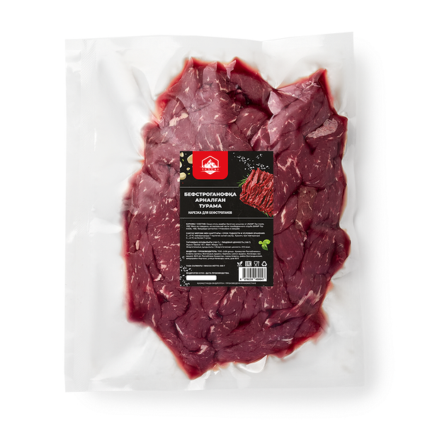 Нарезка для бефстроганов Tengri Meat замороженная