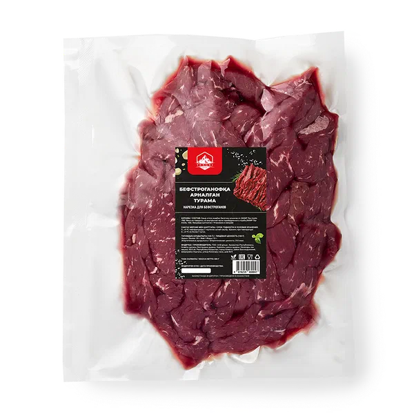 Нарезка для бефстроганов Tengri Meat замороженная