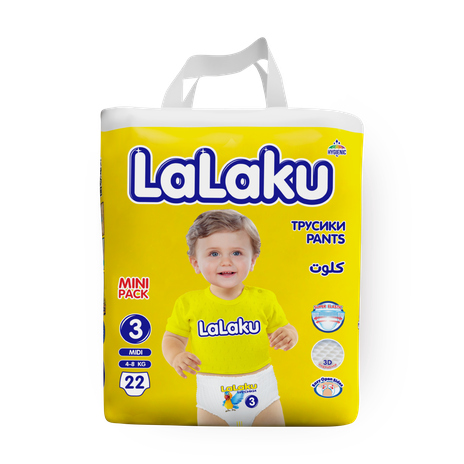 Подгузники-трусики Lalaku мини размер 3 4-8 кг