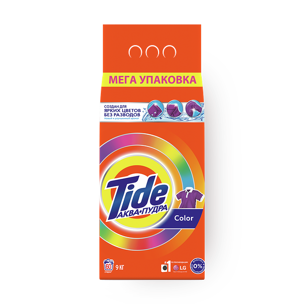Стиральный порошок Tide Аква пудра Color