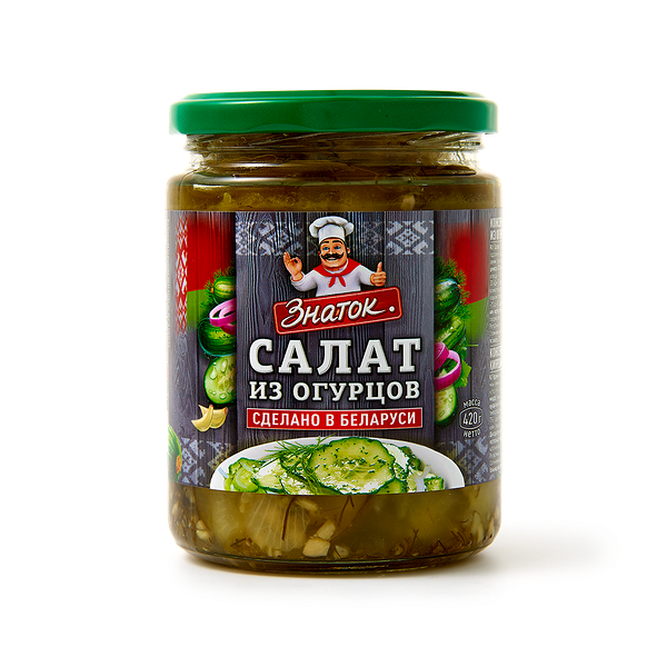 Салат из огурцов «Знаток»