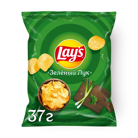 Чипсы Lay's зелёный лук — купить с доставкой из Яндекс Лавки