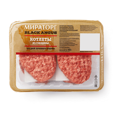 Котлеты из говядины «Мираторг» Black Angus охлаждённые, 400 г — купить ...