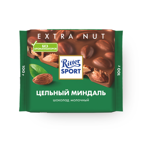 Шоколад молочный Ritter Sport цельный миндаль