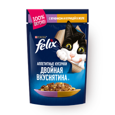 Корм для кошек Felix с ягнён­ком и курицей