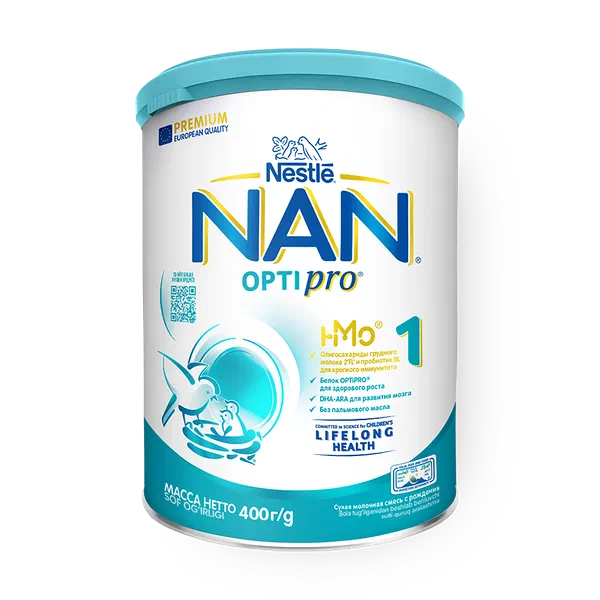 Смесь молочная сухая Nan Optipro Nestle 1 с рождения