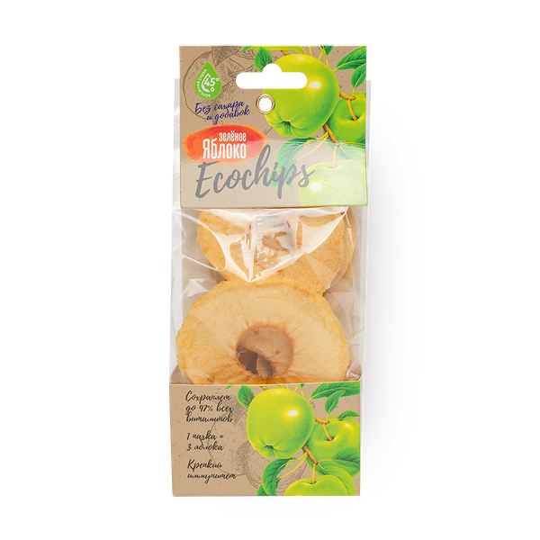 Яблоко сушёное Biorganic Ecochips