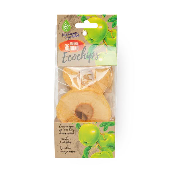 Яблоко сушёное Biorganic Ecochips