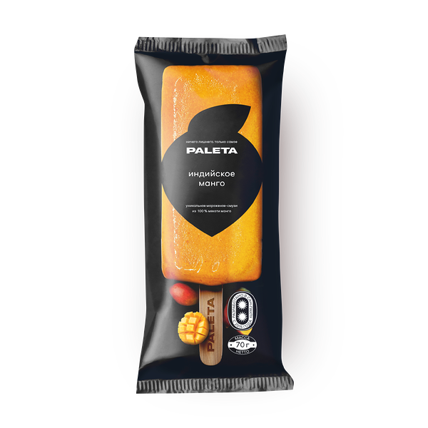 Мороженое-смузи Paleta манго индийское эскимо