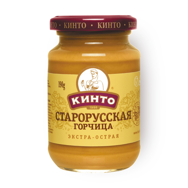 Горчица Старорусская «Кинто» экстра-острая