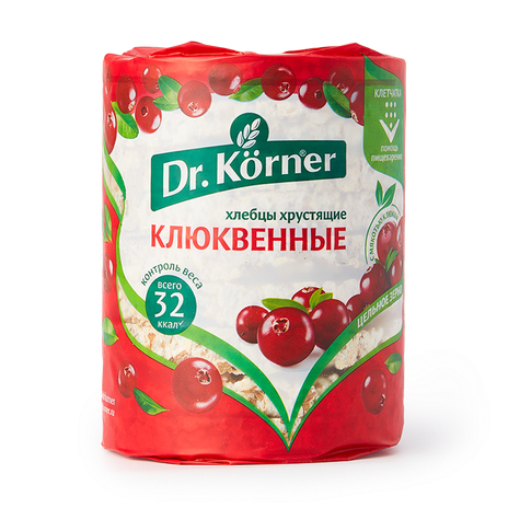 Хлебцы клюквенные Dr. Korner