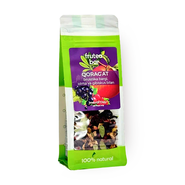 Напиток чайный Fruteabar смородина с брусничным листом, яблоком и гибискусом