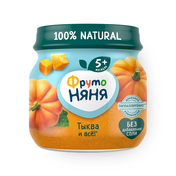 Пюре «ФрутоНяня» тыква с 5 месяцев