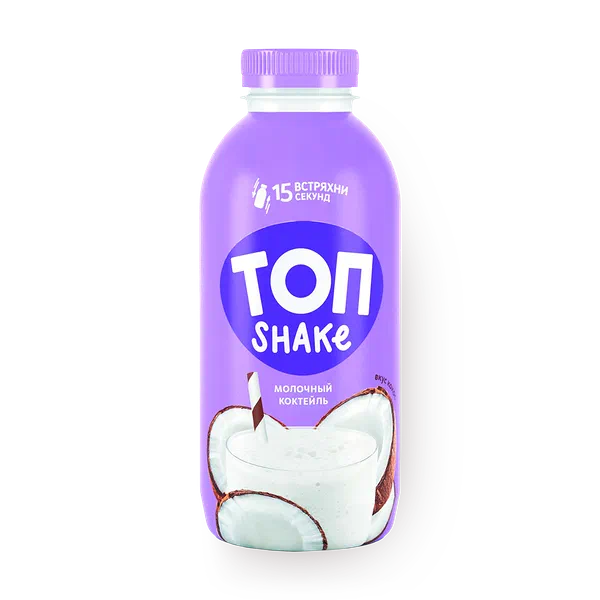 Коктейль молочный «Топ» Shake кокос 2%