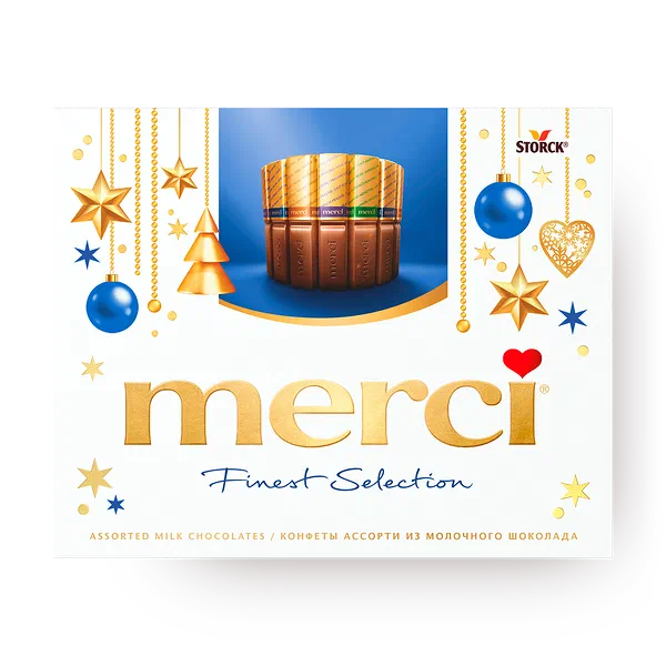 Конфеты Merci молочный шоколад ассорти