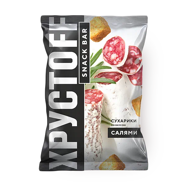Хрустоff Сухарики Салями солёные