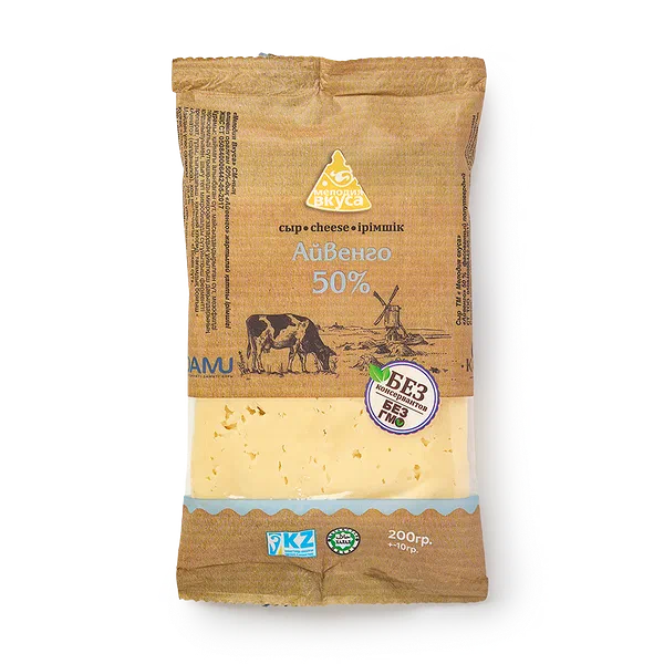 Сыр Айвенго «Мелодия вкуса» со вкусом топлёного молока 50%
