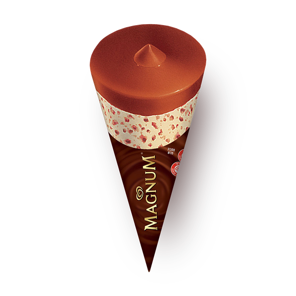 Magnum vanilla with chocolate chips ice cream cone