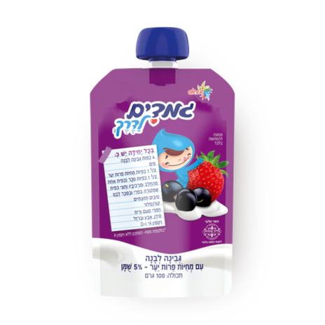 Gamadim Squeezable berries flavored quark 5%