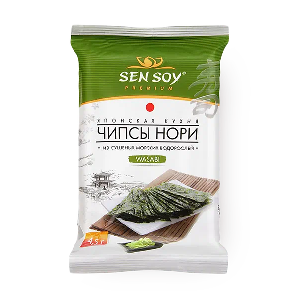 Чипсы Нори Sen Soy с васаби