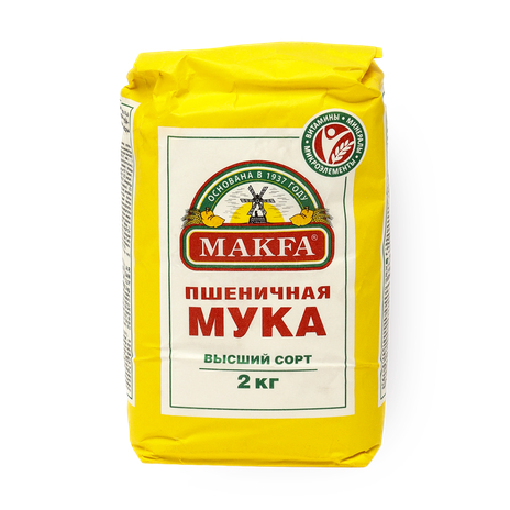 Мука пшеничная Makfa высший сорт