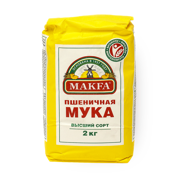 Мука пшеничная Makfa высший сорт