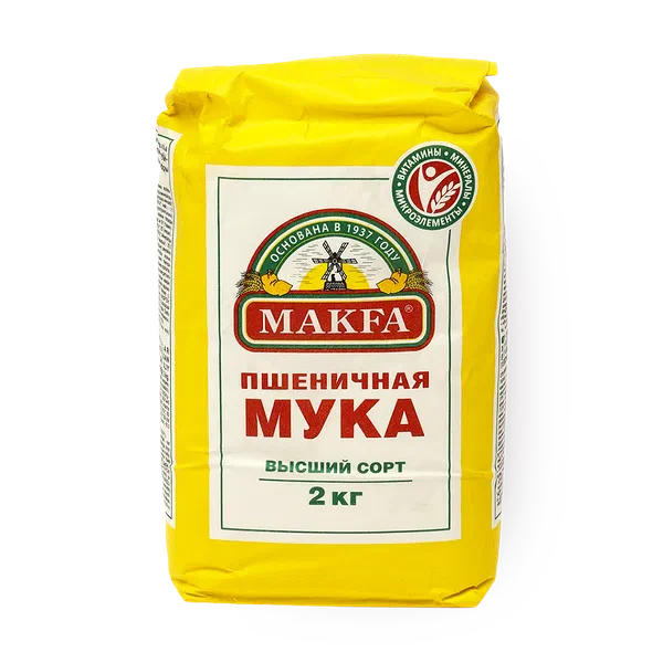 Мука пшеничная Makfa высший сорт