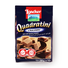 Loacker Quadratini Chocolate wafers