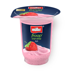 Muller froop strawberry whipped yogurt