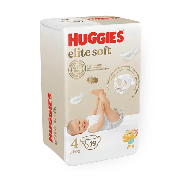 Подгузники Huggies Elite Soft 4