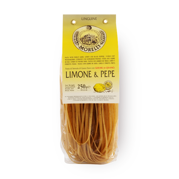 Pasta lemon and pepper linguine