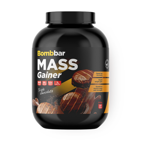 Коктейль протеиновый Bombbar Mass Gainer тройной шоколад