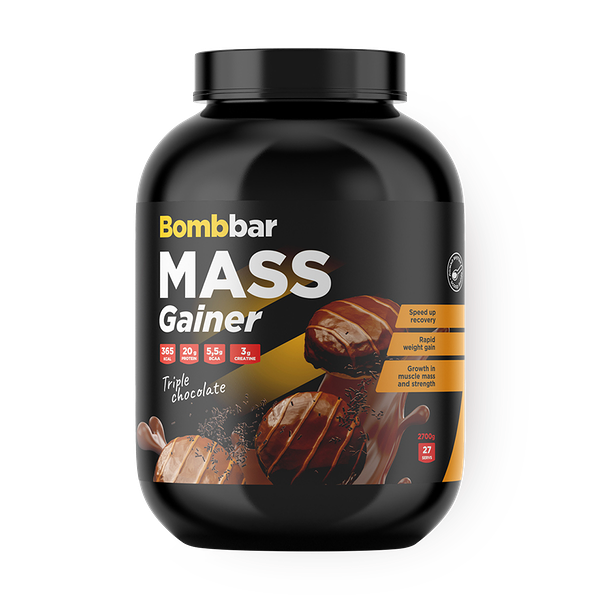 Коктейль протеиновый Bombbar Mass Gainer тройной шоколад