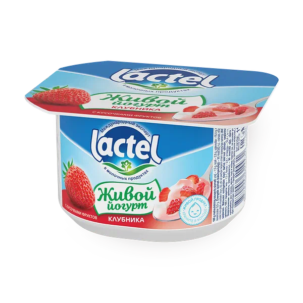 Йогурт питьевой Клубника Lactel 1.5%