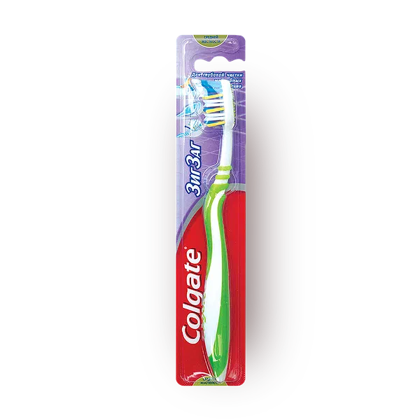 Зубная щётка Colgate ЗигЗаг средней жёсткости