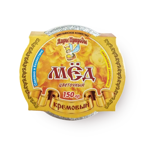 Мёд цветочный «Дары природы» кремовый