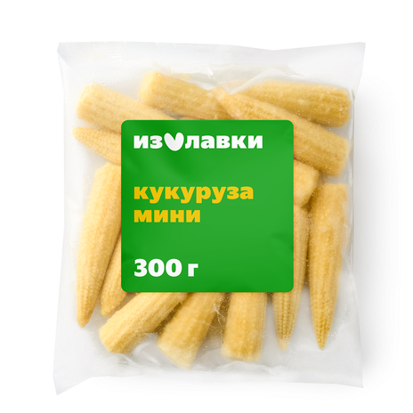 Кукуруза мини «Из лавки» быстрозамороженная