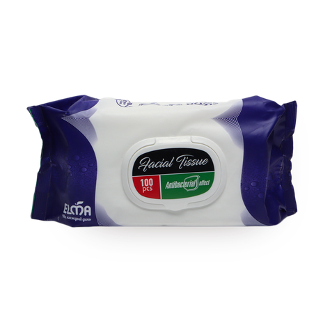Влажные салфетки Antibacterial Elma