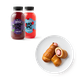 Сосиска в тесте Mazzali, 2 pc + Морс смородина Mazzali, 300 g + Морс клюква Mazzali, 300 g