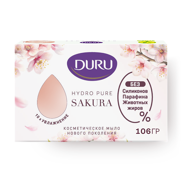 Мыло туалетное Sakura Duru Hydro Pure